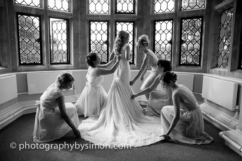 Wedding photography at Horwood House, Bedfordshire