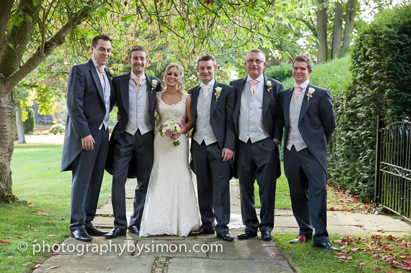 Wedding photography at Horwood House, Bedfordshire