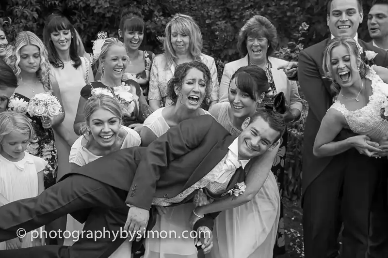 Wedding photography at Horwood House, Bedfordshire