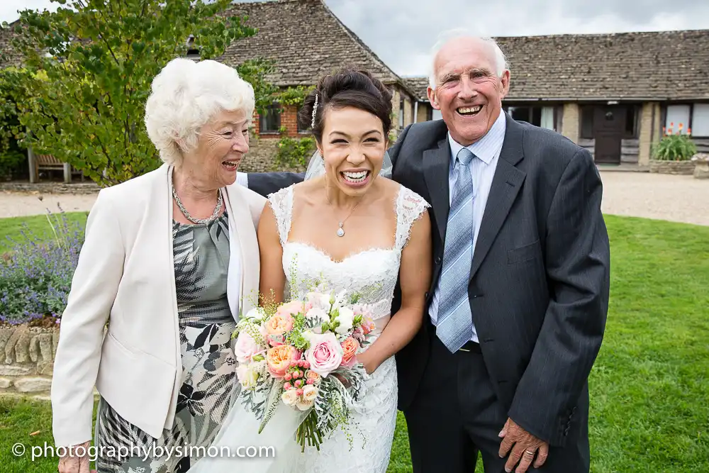 Wedding Photography at the Great Tythe Barn in Tetbury