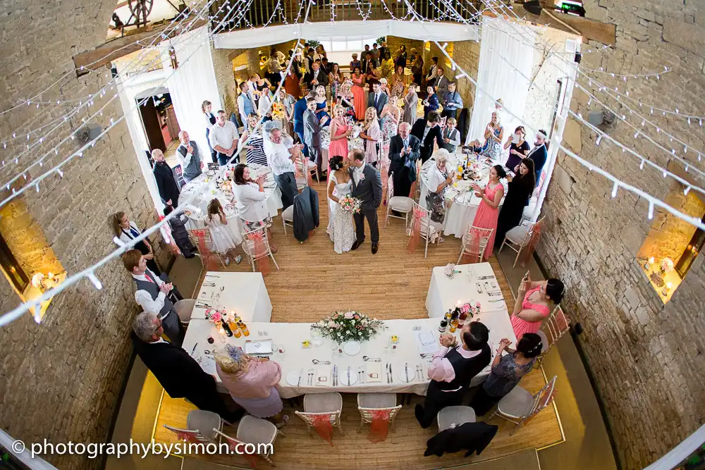 Wedding Photography at the Great Tythe Barn in Tetbury