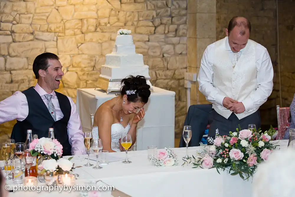 Wedding Photography at the Great Tythe Barn in Tetbury
