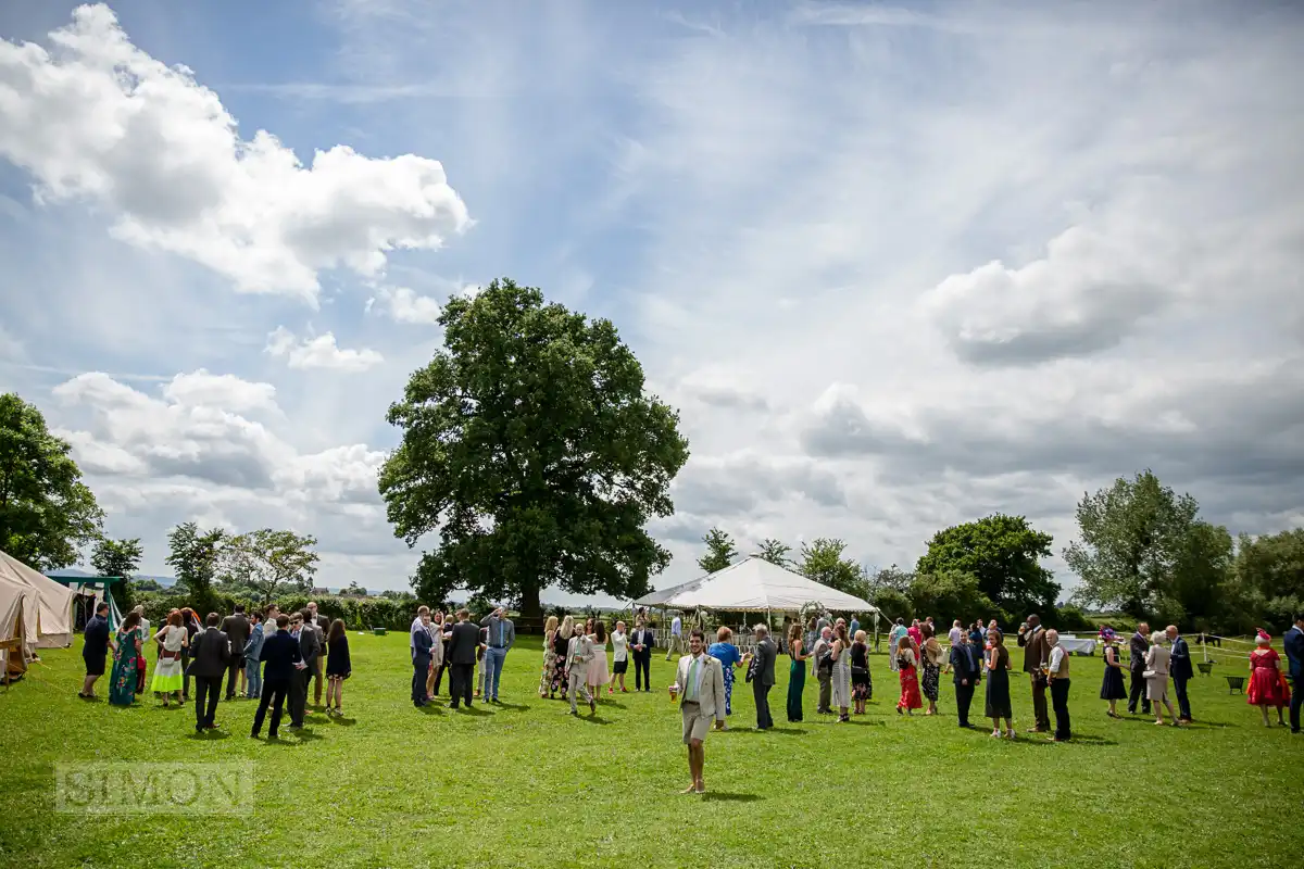 A country wedding in Tewkesbury