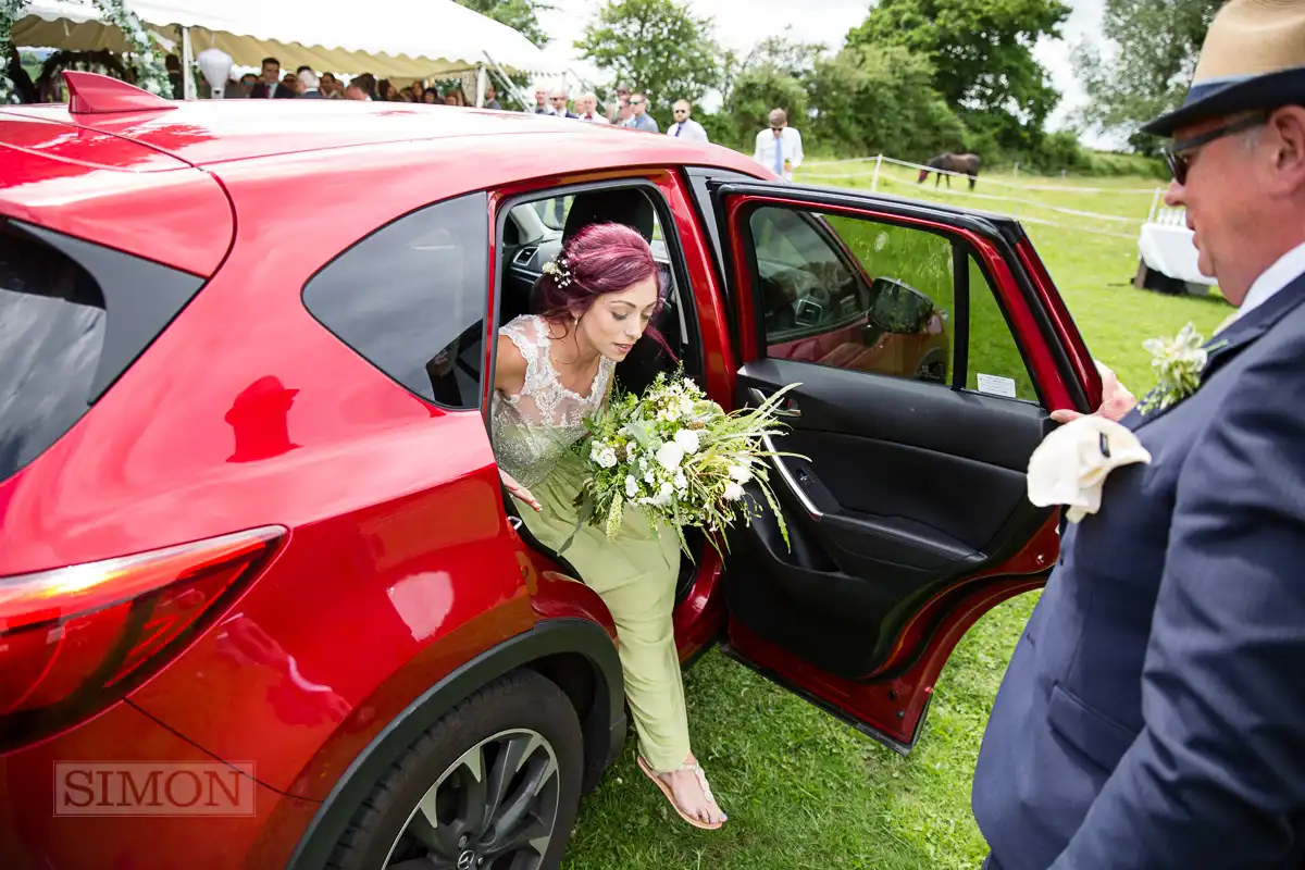 A country wedding in Tewkesbury