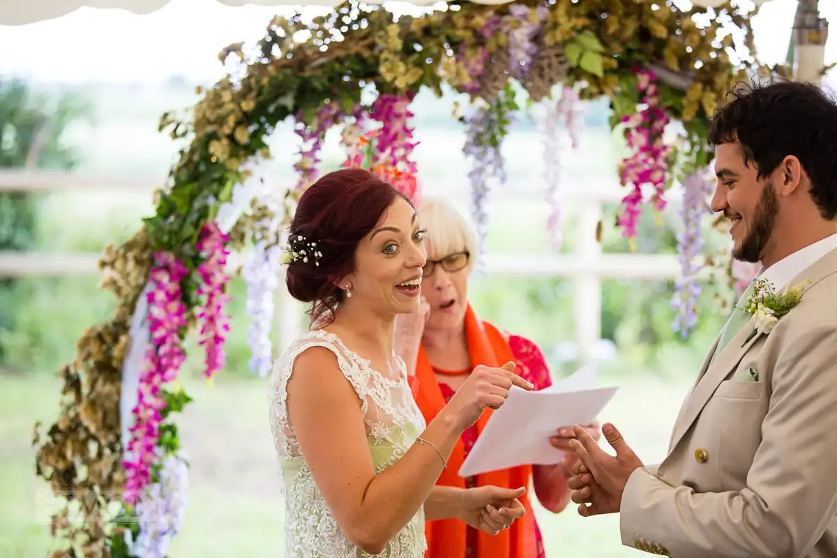 A country wedding in Tewkesbury