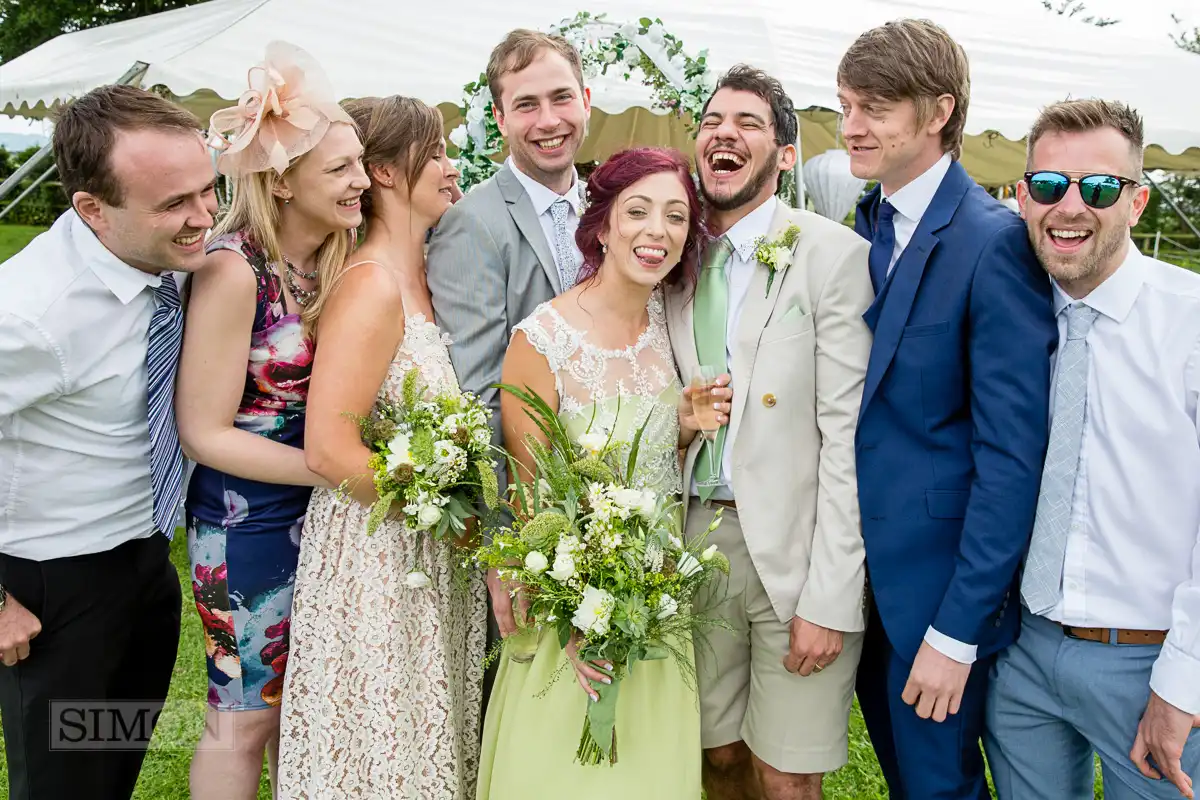 A country wedding in Tewkesbury