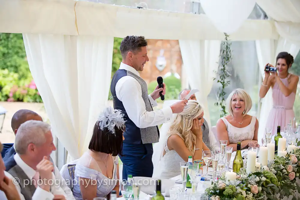 Yasmine and Liam’s wedding at Tofte Manor in Bedfordshire