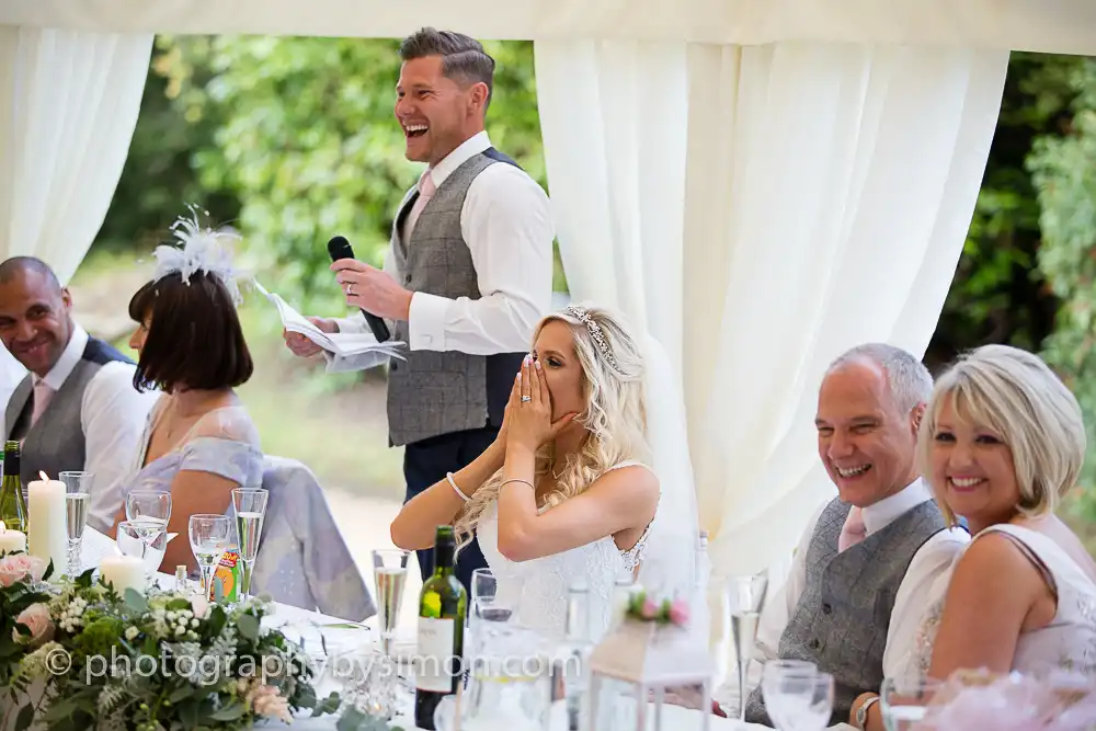 Yasmine and Liam’s wedding at Tofte Manor in Bedfordshire