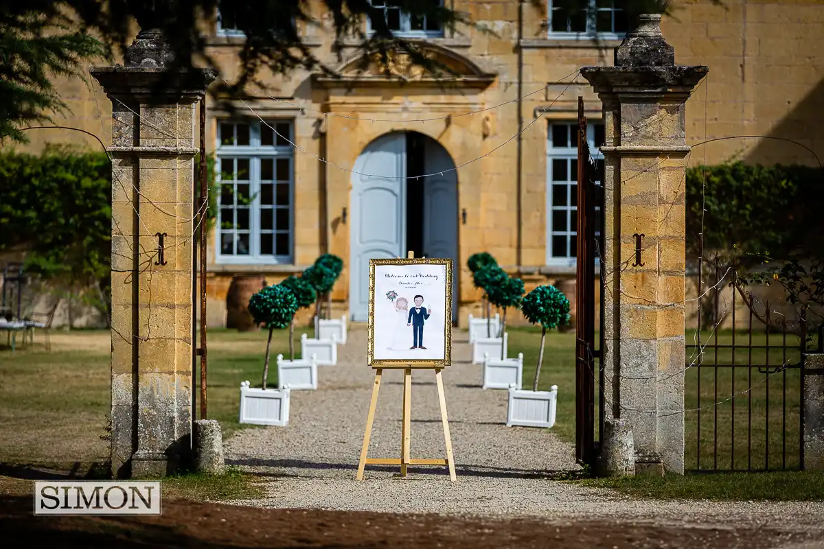 Destination Wedding at Château de Sauveboeuf, Dordogne, France