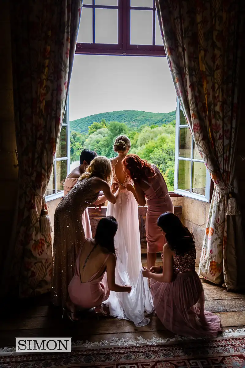 Destination Wedding at Château de Sauveboeuf, Dordogne, France