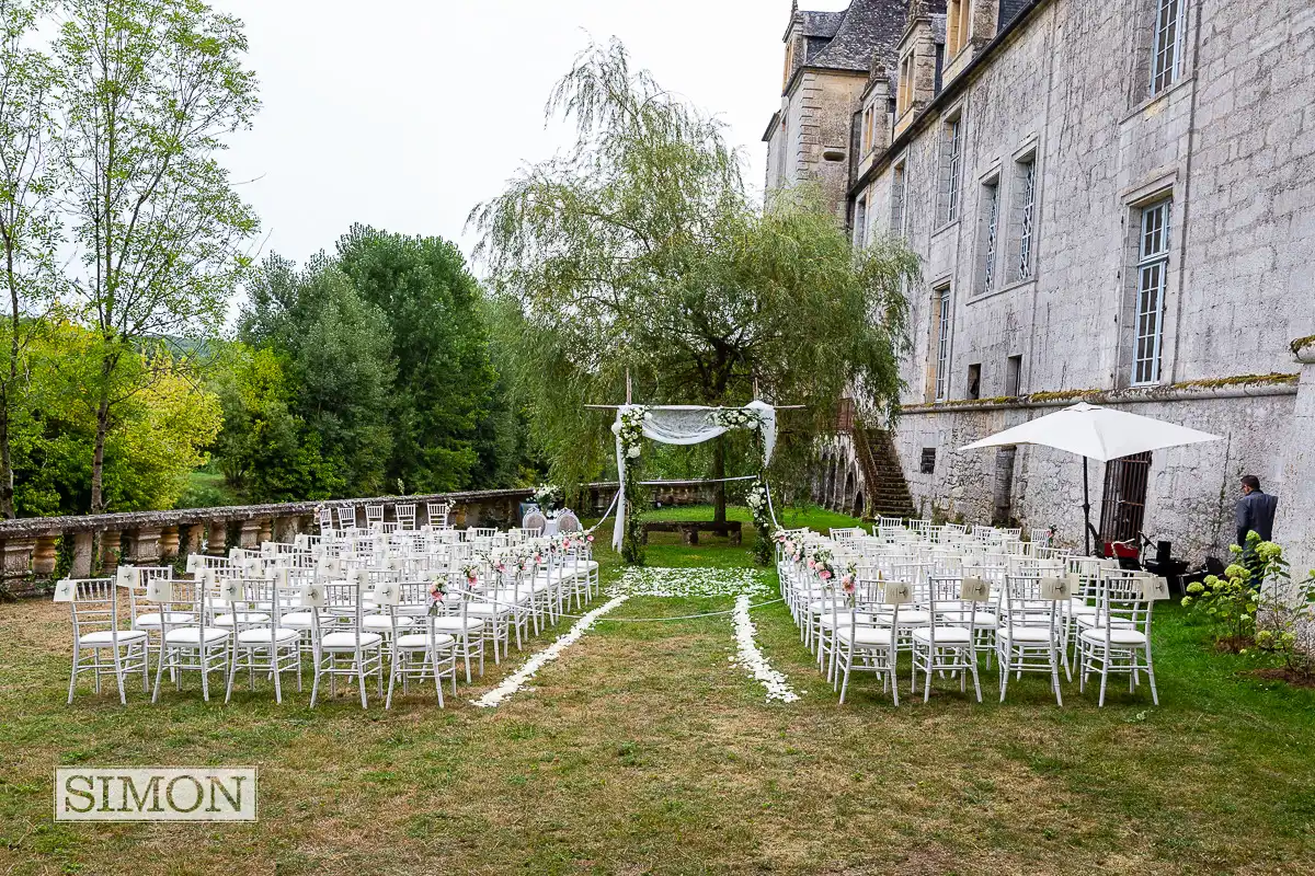 Destination Wedding at Château de Sauveboeuf, Dordogne, France