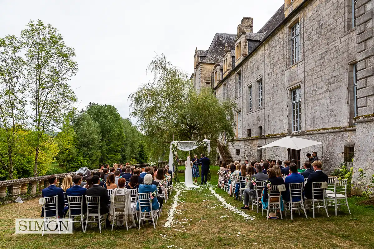 Destination Wedding at Château de Sauveboeuf, Dordogne, France