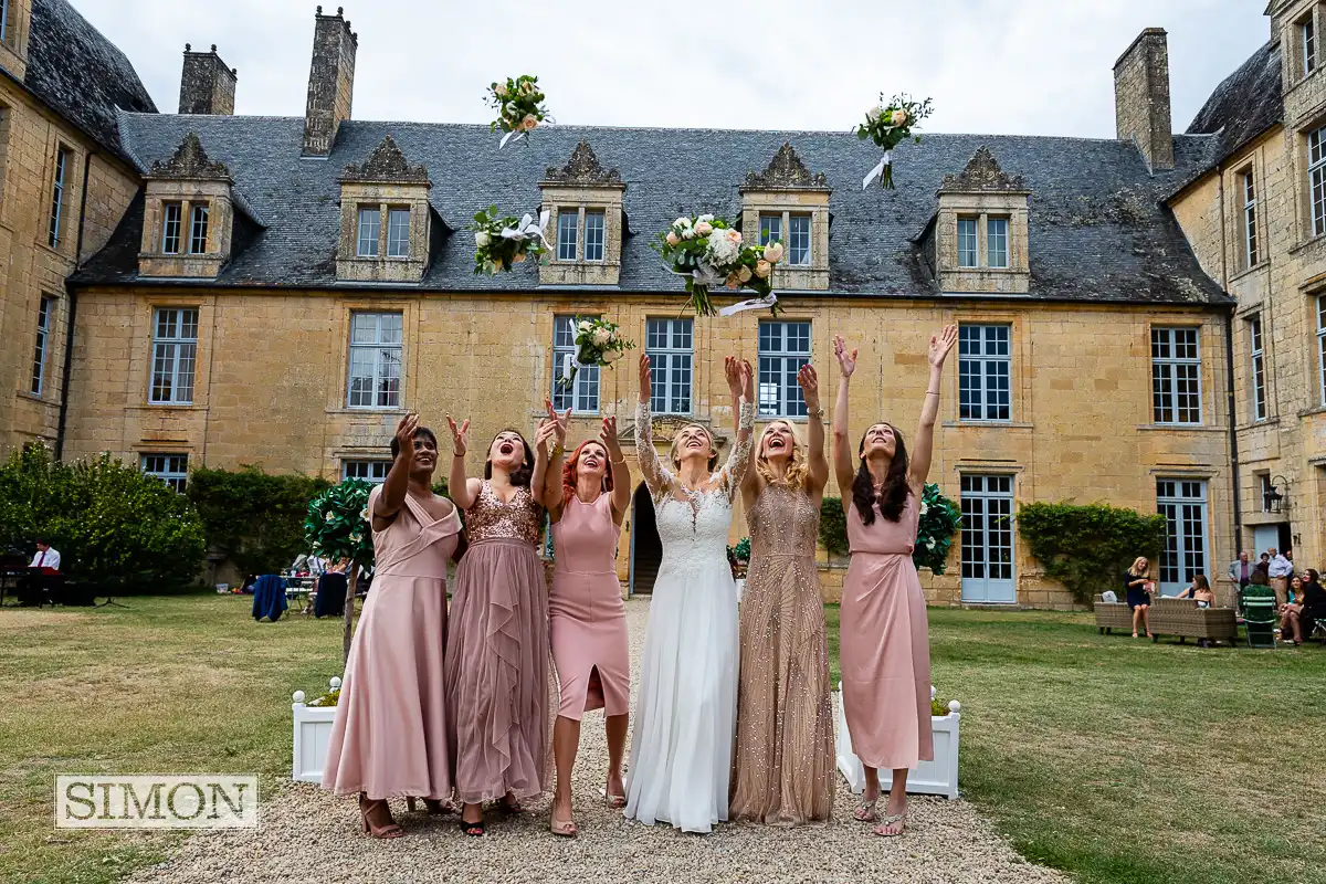 Destination Wedding at Château de Sauveboeuf, Dordogne, France