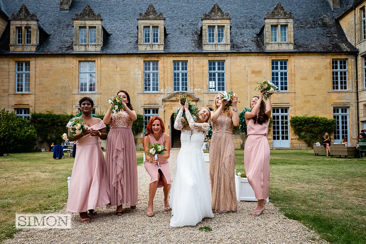 Destination Wedding at Château de Sauveboeuf, Dordogne, France