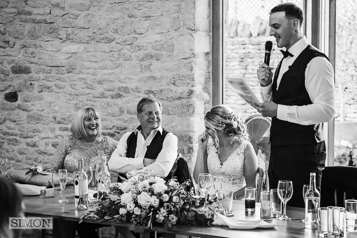 Kingscote Barn Wedding Photography