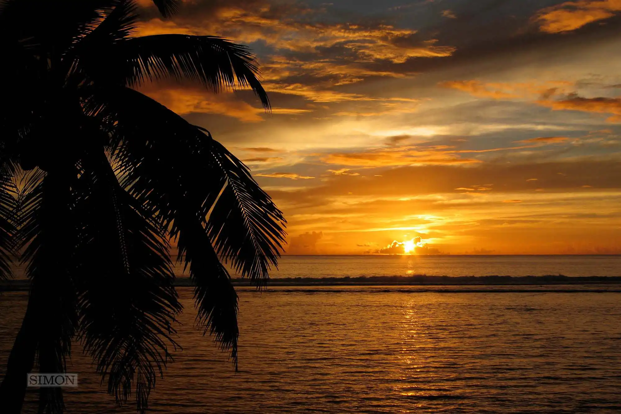 Cook Islands Sunset