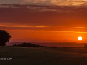 Hampshire sunset