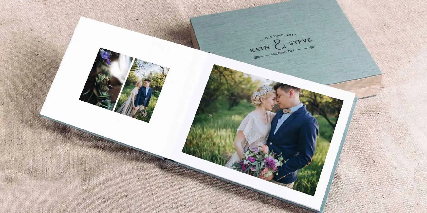 Luxury Italian Wedding Albums, from Photography by Simon