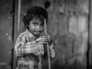 Nepal Street Photography, Child Portrait