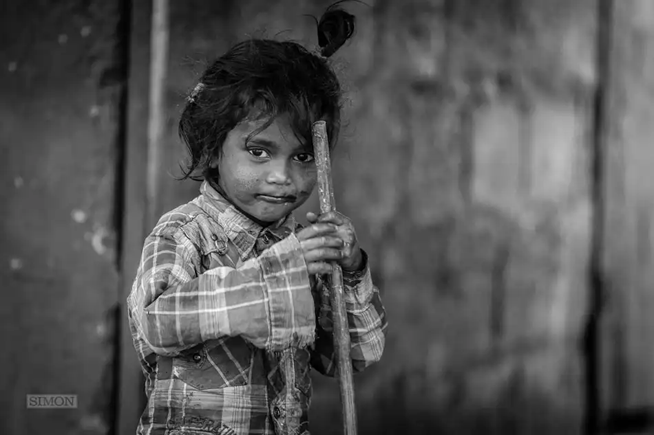 Nepal Street Photography, Child Portrait Exlcusive travel print