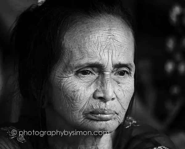 Old woman in Bali