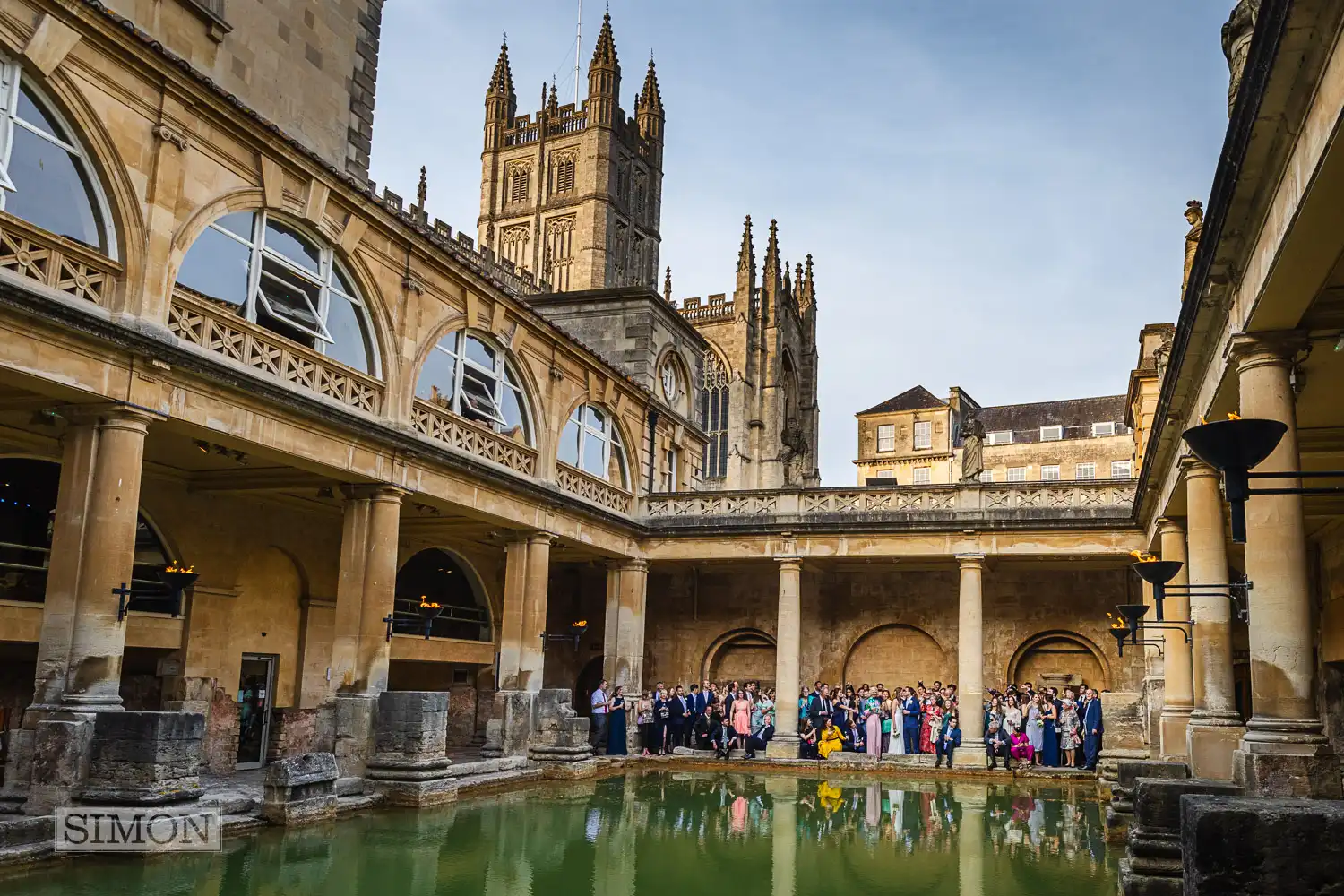 The Pump Rooms and Guildhall in Bath